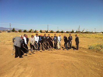 Assemblyman Donnelly with local officials and Wal-Mart representatives at the Hesperia Wal-Mart groundbreaking.